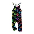 thumbnail image 3 of CheerKidz Girls Casual Jumpsuits Sleeveless Rompers with Long Pants and Pockets Stylish and Functional Outfits for Ages 5-14Years,Suitable for Everyday Wear(Multicolor#6,9-10 Years), 3 of 5