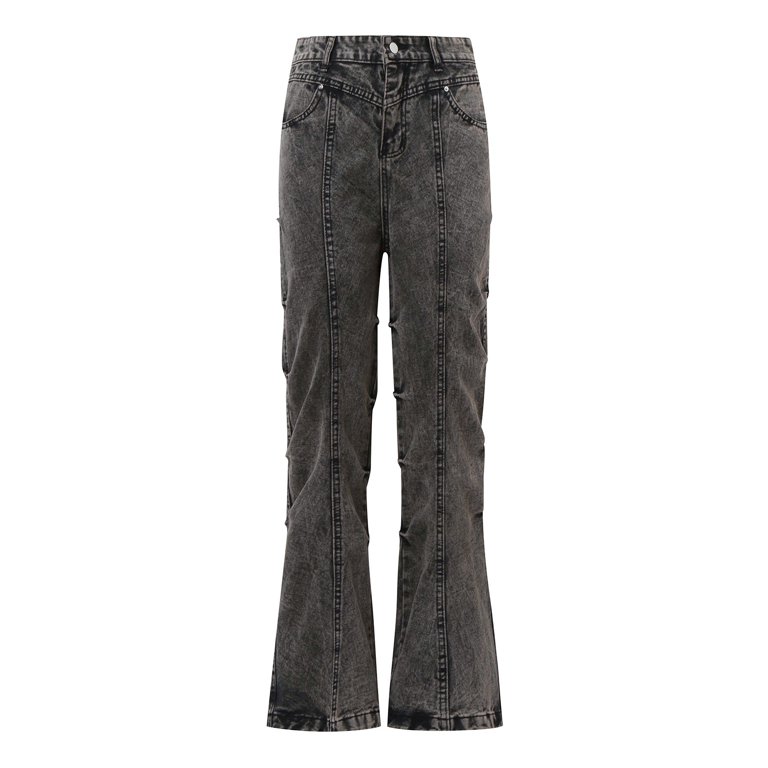 デニム・ジーパン ETRO Women Flare Pants WRNB0004AD247S9095 Grey Etro Denim flared jeans - Grey - Women | WRNB0004AD247S9095