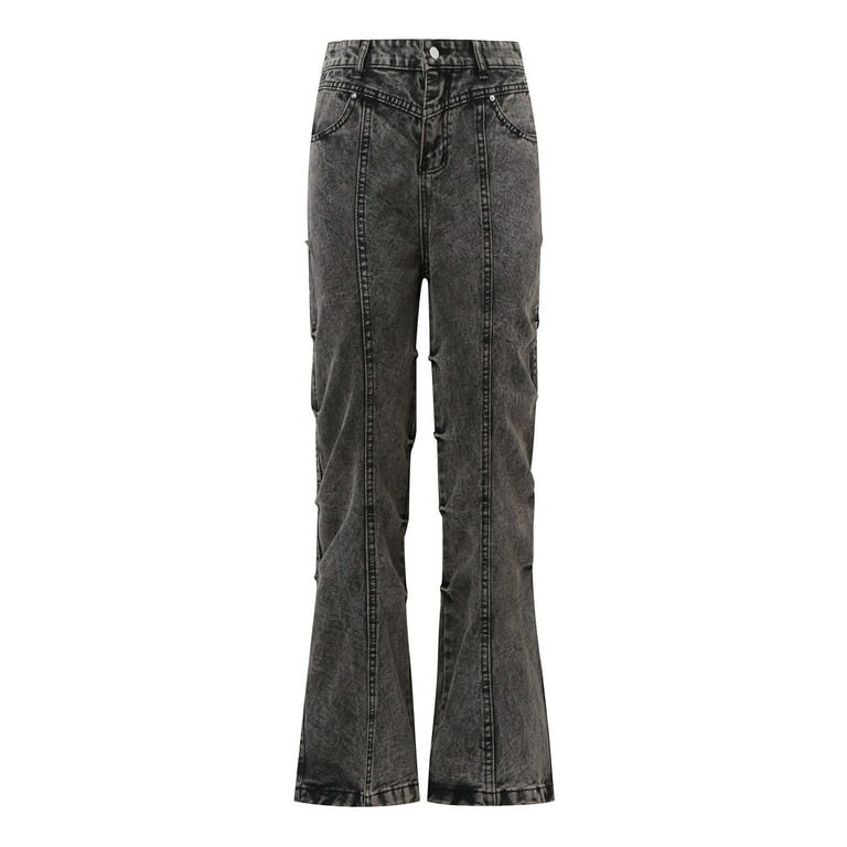 OJSFQUFP cowboy jeans Grey Womens Flare Jeans Jeans Vintage OJSFQUFP cowboy jeans Grey Womens Flare Jeans Jeans Vintage