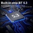 thumbnail image 3 of Auriculares de música para juegos Auriculares impermeables Compatible con Bluetooth 5.1 (Negro) Ndcxsfigh Para estrenar, 3 of 5