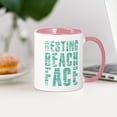 thumbnail image 3 of CafePress - Resting Beach Face Print - 11 oz Ceramic Mug - Novelty Coffee Tea Cup, 3 of 4