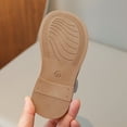 thumbnail image 5 of Siilsaa Toddler Sandals Baby Girls Sandals Non Slip Rubber Sole Summer Beach Outdoor Walker Shoes Brown,8.5, 5 of 6