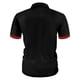 thumbnail image 5 of Ceisia Men's Slim Fit Short Sleeve Turndown Collar Jacquard Polo Shirt with Contrast Cuffs Black S Gifts, 5 of 7