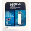 Contour Next Blood Glucose Test Strips For Self Testing 10 Test Strips No Coding Sealed