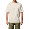 thumbnail image 2 of HAJWOH Mens Solid Color T-Shirts Short Sleeve Cotton Crew Neck Lightweight Moisture Wicking Casual Soft Basic Plain Tee Shirts, 2 of 4