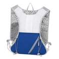 thumbnail image 4 of Colaxi Gilet de Course Gilet d'Hydratation Imperméable Équipement de Marathon Multifonctionnel Durabilité Respirant Réglable avec Bandes Réfléchissantes Blanc Bleu, 4 of 8