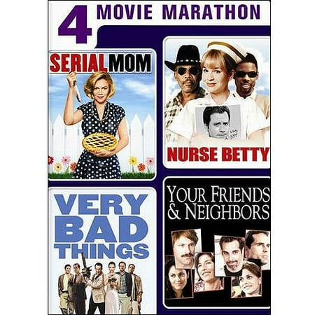 4 Movie Marathon: Dark Comedy Collection - Serial Mom / Nurse Betty / Very Bad Things / Your Friends & Neighbors (Widescreen)