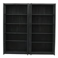 thumbnail image 5 of Argyle Bookcase in Modern Graphite Black Finish on Reclaimed Solid Wood, 5 of 7