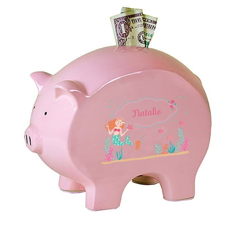 My Bambino Asymmetrical Pig Piggy Banks & Money Jars Pink/Green