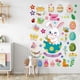 thumbnail image 1 of Easter Stickers Bunny Eggs Radish Combo Bedroom Living Room Removable Stickers, 1 of 6