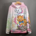 thumbnail image 4 of The Aristocats Mens Womens Novelty Hoodie 3D Print Pullover Hooded Long Sleeve Sweatshirts Tops Blouse with Pocket, 4 of 8