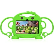 Kids Tablet, 7 inch Android Tablet for Kids, 6GB RAM 32GB ROM Quad-Core Toddler Tablet with Shockproof Case, Bluetooth, WiFi, Parental Control, 2MP+2MP Dual Camera, GPS, Games