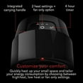 thumbnail image 4 of Vornado Velocity 1R Personal Space Heater with 2 Heat Settings and Advanced Safety Features, Black, 4 of 5