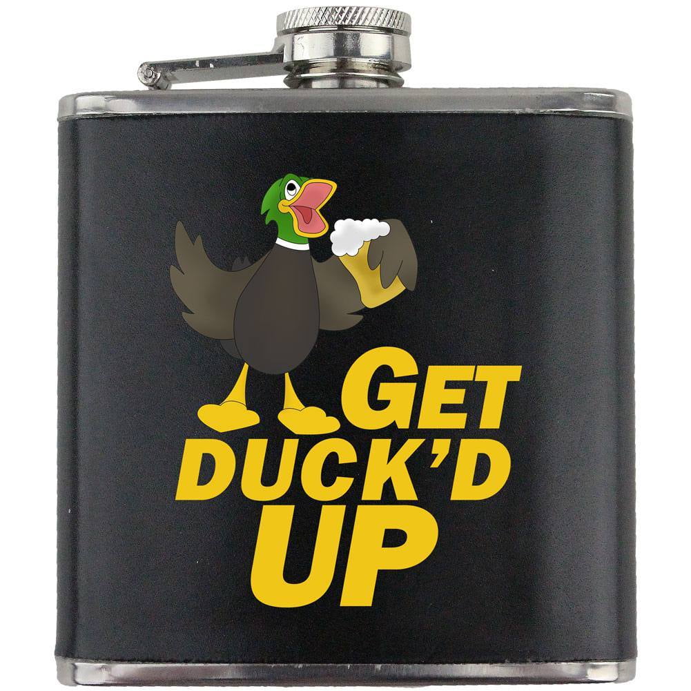Original I Duck Oregon 8 oz Stainless Steel Flask 