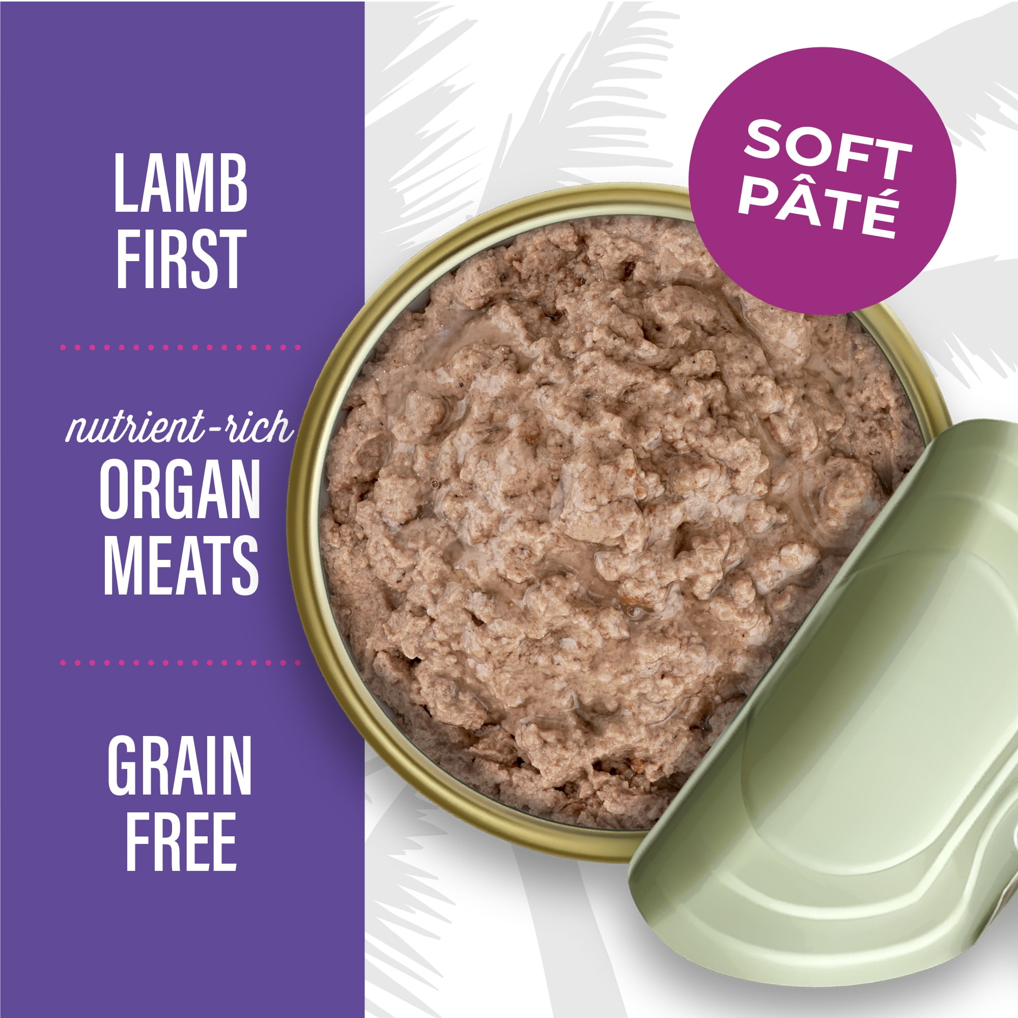 (24 pack) Tiki Cat After Dark Pate Wet Cat Food, Lamb & Beef Liver, 3 oz. Can