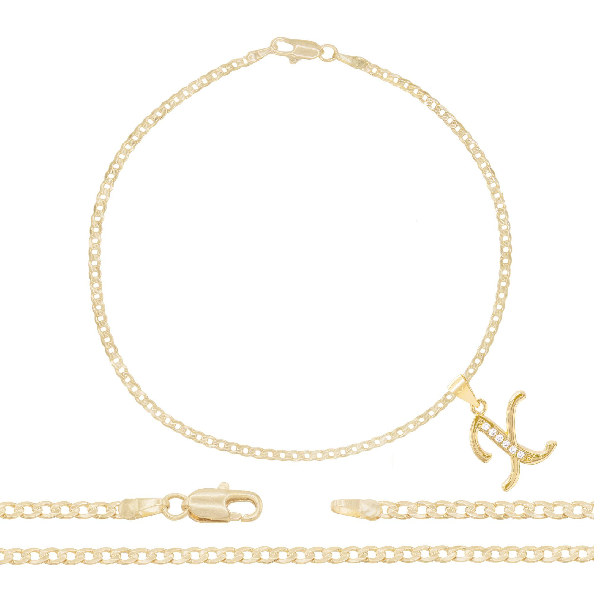 Louis Vuitton LV & Me Bracelet, Letter x Gold Metal