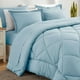 thumbnail image 4 of Juego de edredón CozyLux Queen, color azul claro, 7 piezas, cama en bolsa, 4 of 8