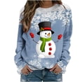 thumbnail image 1 of Pulls pour Femmes - Pull à Épaules Tombantes Col Rond Manches Longues Tricot de Noël Sweat-Shirts Décontractés à Fleurs pour Automne/printemps/hiver Rouge L, 1 of 7