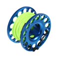 thumbnail image 2 of Wosthever Carrete de buceo, carrete de dedo, gancho de doble extremo, línea de equipo de buceo verde fluorescente, pesca de seguridad Deportes acuáticos Azul, 2 of 6