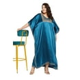 thumbnail image 6 of Oussum Plus Size Caftan For Women Sequin Long Maxi Partywear Kaftan Size Fit 1X-3X, 6 of 6