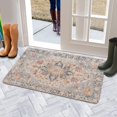 thumbnail image 5 of Bohemian Light Orange Ethnic Pattern Rug Door Mat 30 X 17 Inch Welcome Doormat Indoor Outdoor Entrance Floor Mat Non Slip Spring Summer Decor Rubber Mats, 5 of 6