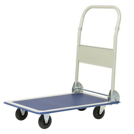 Best Choice Products Foldable Flatbed Platform Dolly Push Cart, Small