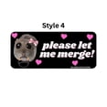 thumbnail image 2 of ¡Gran oferta! Paquete de 3 pegatinas para coche Cute Dismal Hamster: impermeables, perfectas para conductores principiantes, 2 of 3