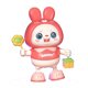 thumbnail image 1 of Bunny Dolls with Light 48 Musics Cartoon Rabbit Toys El mejor regalo para niños Niños Likrtyny libre de BPA, 1 of 4