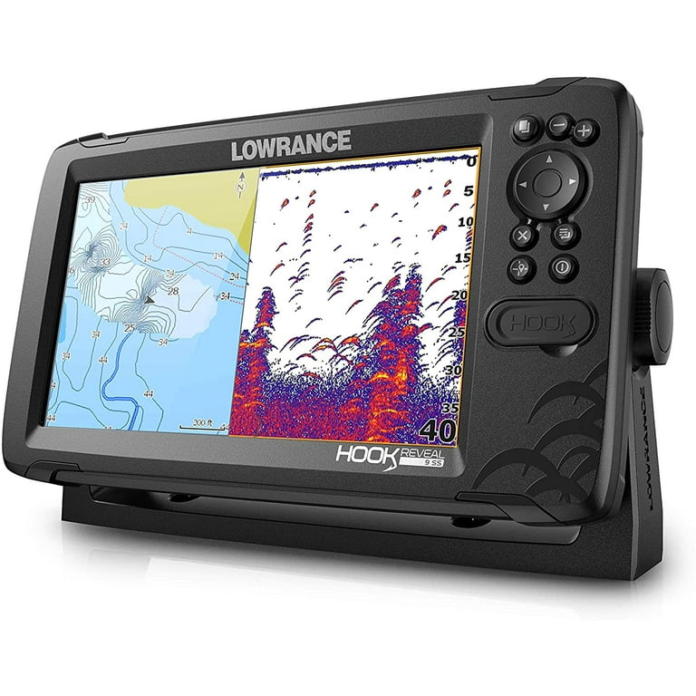 Lowrance Hook Reveal 9 Triple-Shot Portable Fish-Finder with