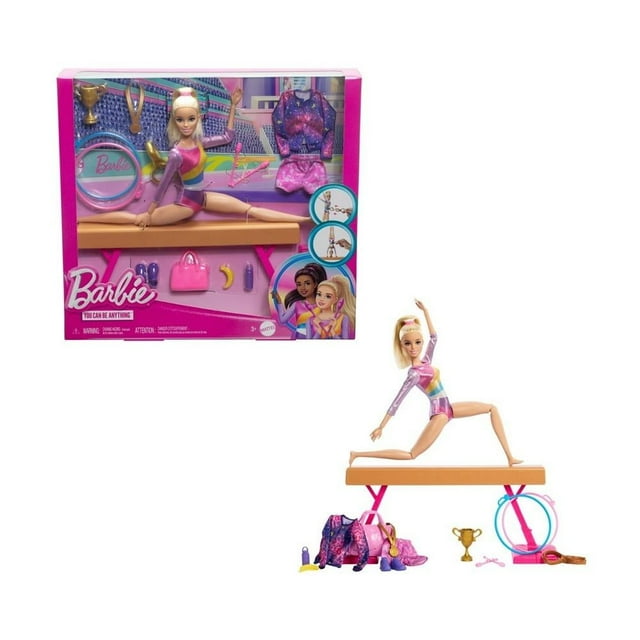 Set de Juego Barbie Profesiones Gimnasta Cabello Rubio