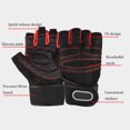 thumbnail image 4 of Sonducket 1 par de guantes de levantamiento, manopla deportiva para carreras, transpirable, diseño grueso, accesorio de entrenamiento, protección, guantes y mitones Rojo/XL Sonducket AP019172-03, 4 of 6