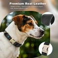 thumbnail image 3 of Plutus Pet Genuine Leather Dog Collar – Adjustable Pet Collar with Quick Release Metal Buckle, Soft Real Leather for Small Medium Large Dogs, Heavy Duty & Skin-Friendly (Black, S), 3 of 10