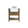 thumbnail image 3 of Elegant Decor Clement 30" Aluminum MDF Single Bathroom Vanity in Driftwood, 3 of 8