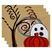 Simply Daisy 18" x 14" Ooky Spooky Geometric Print Placemat