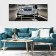 thumbnail image 4 of Hieng Black Supercar at Sunset Canvas Prints Hypercar Wall Art Paintings Sports Car Posters Stretched Pictures for Living Room Modern Home Decor Wall Art Decorations（Only canvas）, 4 of 6