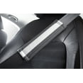 thumbnail image 5 of (2 pack) Auto Drive 1Piece Diamond Car Seat Belt Pad Leather Black/Silver - Universal Fit, 23SBP100-1, 5 of 9