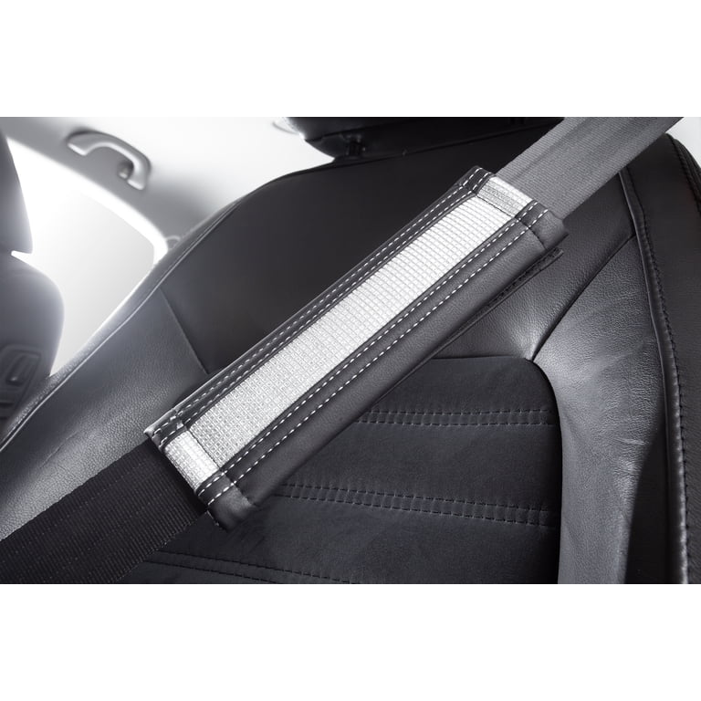 Auto Drive Diamond Faux Leather Seatbelt Pad photo 4