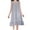 Blue, variant on Kaemgyyd Nightgowns for Women Cute Print Sleeveless Square Collar Flowy House Dress Cozy Bow Ruffle Hem Long Nightdress