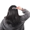 thumbnail image 5 of Unique Bargains 1 Pc Durable Marble Texture Large Tooth Comb for All Hair Types Colorful, 5 of 6