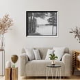 thumbnail image 4 of Historic Framed Print, [Boat landing at Fort William Henry Hotel, Lake George, N.Y.], 17-7/8" x 21-7/8", 4 of 9