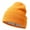 Orange, variant on Women Fashion Solid All Autumn and Winter Knitted Warm Woolen Hat Bomber Hats Blue