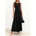 thumbnail image 5 of PRETTYGARDEN Summer Maxi Dresses for Women Sleeveless A Line Flowy Long Casual Sundress Wedding Guest Fashion Clothing, 5 of 9