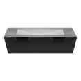 thumbnail image 5 of Cafe Vision 42 oz Black Paper Medium Take Out Container - Hinge Lock - 8" x 5 1/2" x 2" - 50 count box, 5 of 10