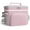 Light Pink, variant on HOTOR Insulated Lunch Box for Men and Women, Portable Soft Cooler Bag with 4 Pockets, Adjustable Shoulder Strap, Black