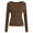 Coffee, variant on Womens Fall Cardigan Sweaters Lightweight Long Sleeve Button up Ribbed Knit Tops Winter Fashion Clothes