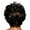 Brown, variant on LHWEN Slanted Colored Short Curly Wig for Women High Temperature Synthetic Fiber Adjustable Cap Natural Looking and Soft Realistic Lace Front Suitable for Daily Wear Work Dates Concerts and Theme