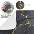 thumbnail image 2 of Black and Golden Marble Dish Drying Mat Microfiber Kitchen Pad Large Counter Absorbent Dish Mats Drainer Rack 16"x18", 2 of 7