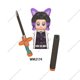 thumbnail image 1 of WM6163 Demon Slayer Daki Giyuutarou Douma Kibutsuji Muzan Gyokko Anime Cartoon Mini-Figures Action Toy Bricks para niños WM6168, 1 of 4