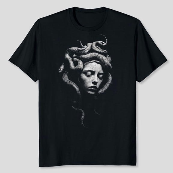 Medusa Vintage Film Shirt, Retro Horror Film, Medusa Tee, Men's And Women's Graphic Tee 100% Cotton by TBun, Full Sizes S-5XL