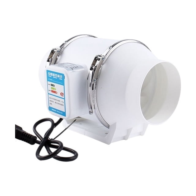 3/4inch Exhaust Fans Silent Inline Pipe Duct Fan Air Extractor Ventilating Blower Kitchen Toilet Wall Booster Clean Ventilator ,Fast Wind Speed